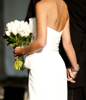 Bride with Elegant Bouquet