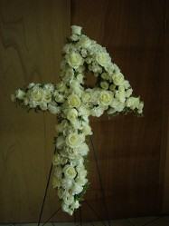 Flowers on Cross